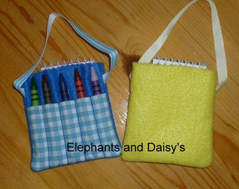 Crayon Pouch 4x4 ITH Embroidery design file