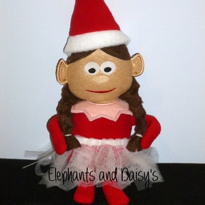 5x7 & 5x5 Elf Twinkles Embroidery design file
