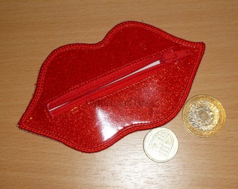 Lips Vinyl Purse Design file