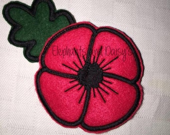 Poppy Embroidery Design file.