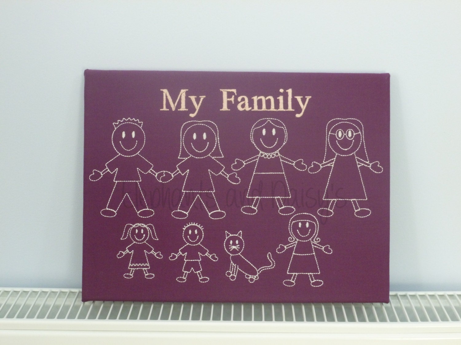 My Family Embroidery Design Files - Etsy