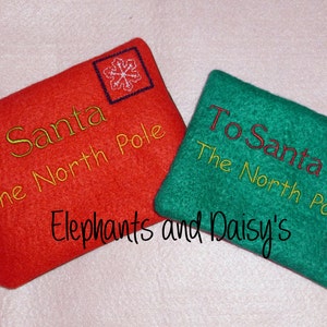 Letter To Santa Envelope Design files