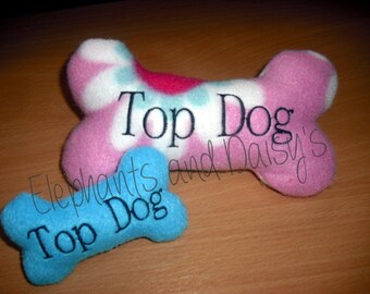 Top Dog Toy Embroidery  Design file.
