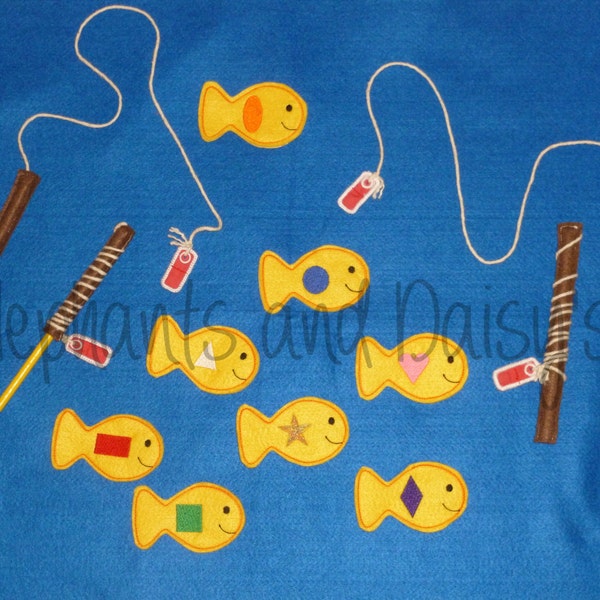 Fishing Set Embroidery design file