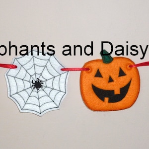 Halloween Banner set Ghost, Spiders Web, Pumpkin and Bat  Design files.
