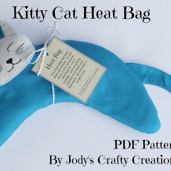 Kitty Cat Heat Bag PDF Pattern