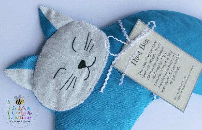 Kitty Cat Heat Bag PDF Pattern Etsy UK