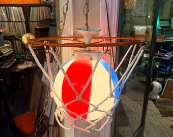 Vintage One Of A Kind Globetrotters Basketball Lamp