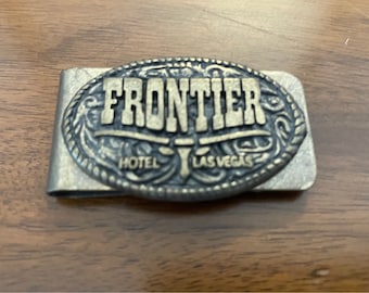 Vintage Las Vegas Frontier Casino Money Clip