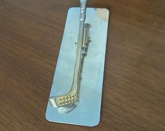 Vintage Brass Golf Club Clip