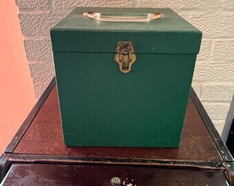 Green PlatterPak Wide 7” Record Box