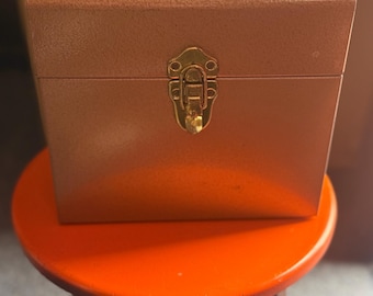 Super Rare Copper Metal 7” Vinyl Record Box!