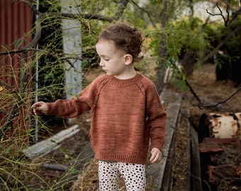 VEM Baby Toddler Child Knit Sweater Bobble Jumper Pattern PDF