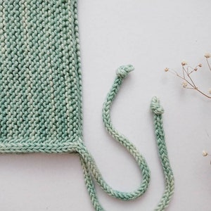 FLO Baby Toddler Bonnet Knitting Pattern PDF image 7