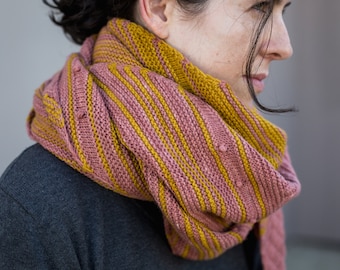 FUYU Schal Wrap Strickschal Schnittmuster PDF