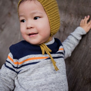 AKI Pixie Baby Bonnet Knitting Pattern PDF image 7