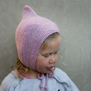 FLO Baby Toddler Bonnet Knitting Pattern PDF image 4