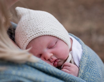 FLO Baby Toddler Bonnet Knitting Pattern PDF