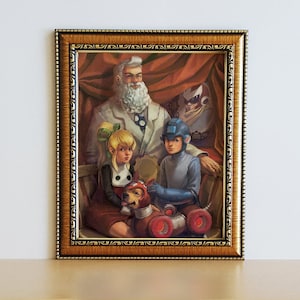 Megaman Family Portrait Print image 1