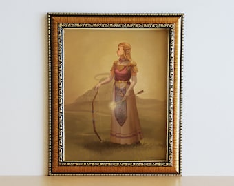 Zelda Portrait Print