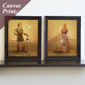 Canvas Link and Zelda Combo Pack