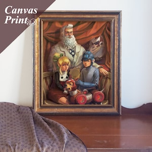 Canvas Megaman Family Portrait Print