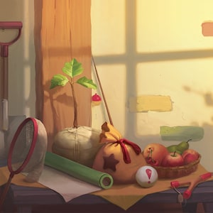 Animal Crossing Still Life Print image 2