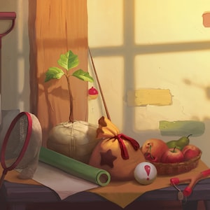 Animal Crossing Still Life Print Bild 3