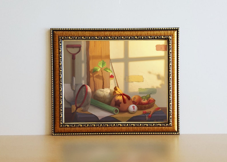 Animal Crossing Still Life Print image 1