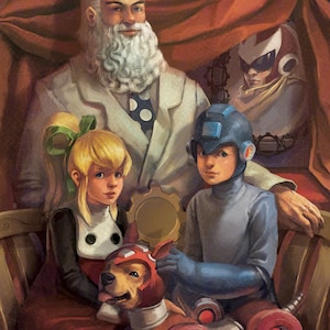 Megaman Family Portrait Print image 3