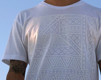 United Shapes Shirt / Unisex Sacred Geometry Clothing / Festival + Streetwear