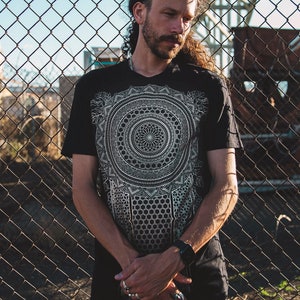 Cassady Bell x Rythmatix Shirt / Unisex Festival Streetwear / Sacred Geometry Clothing image 2