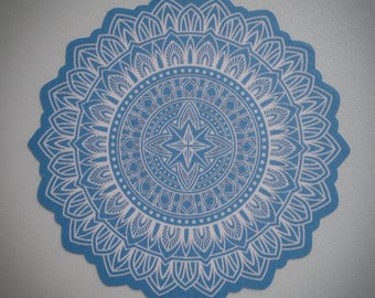 Mandala sticker, geometric pattern vinyl sticker