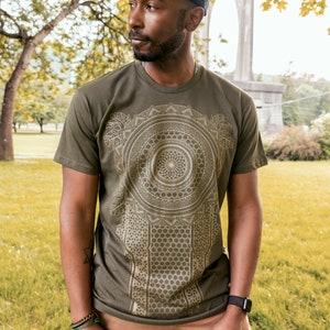 Cassady Bell x Rythmatix Shirt / Unisex Festival Streetwear / Sacred Geometry Clothing image 1