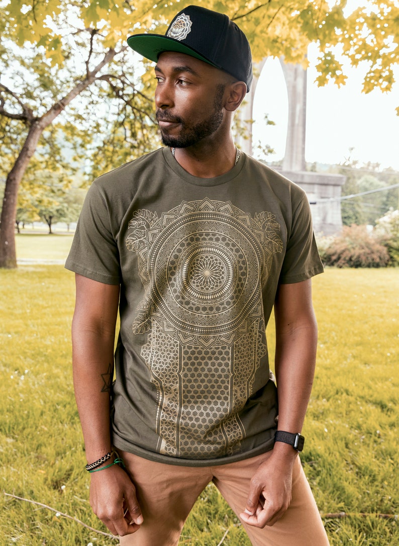 Cassady Bell x Rythmatix Shirt / Unisex Festival Streetwear / Sacred Geometry Clothing image 1
