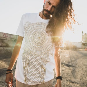 Cassady Bell x Rythmatix Shirt / Unisex Festival Streetwear / Sacred Geometry Clothing image 3