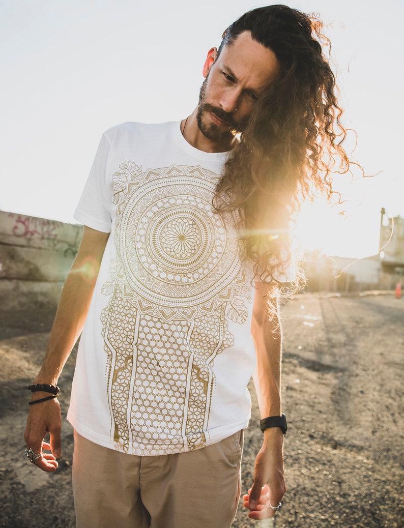 Cassady Bell x Rythmatix Shirt / Unisex Festival Streetwear / Sacred Geometry Clothing image 3