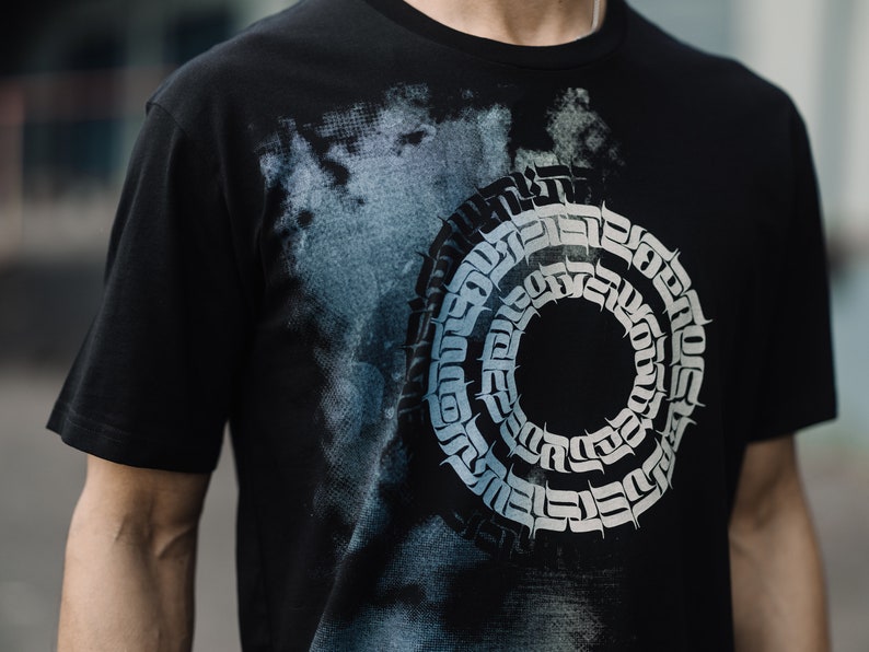 Calligraffiti street wear shirt made in collaboration with Lawson Buemio.