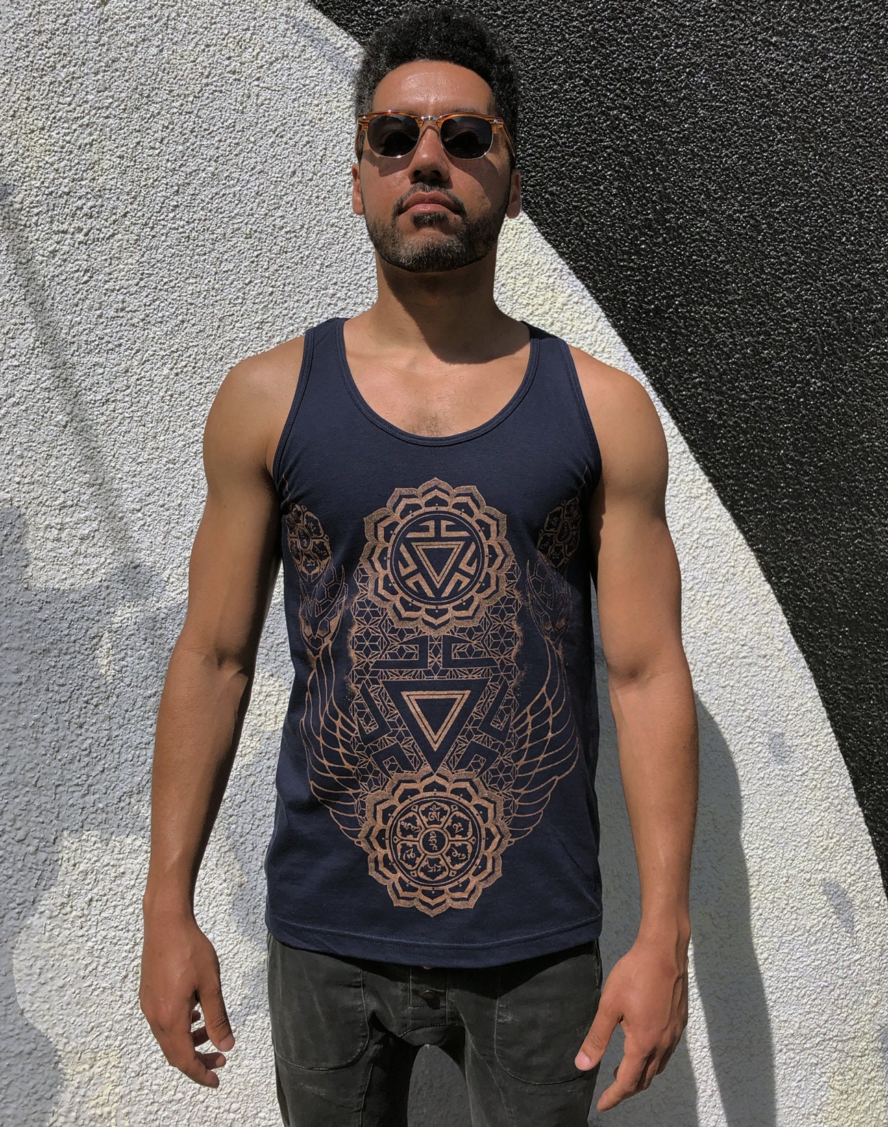 Om Mani Padme Hum X Manipura Men's Tank Top / Sacred - Etsy