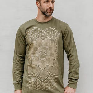 Superbloom Long Sleeve Shirt / Unisex Festival + Streetwear / Sacred Geometry Clothing