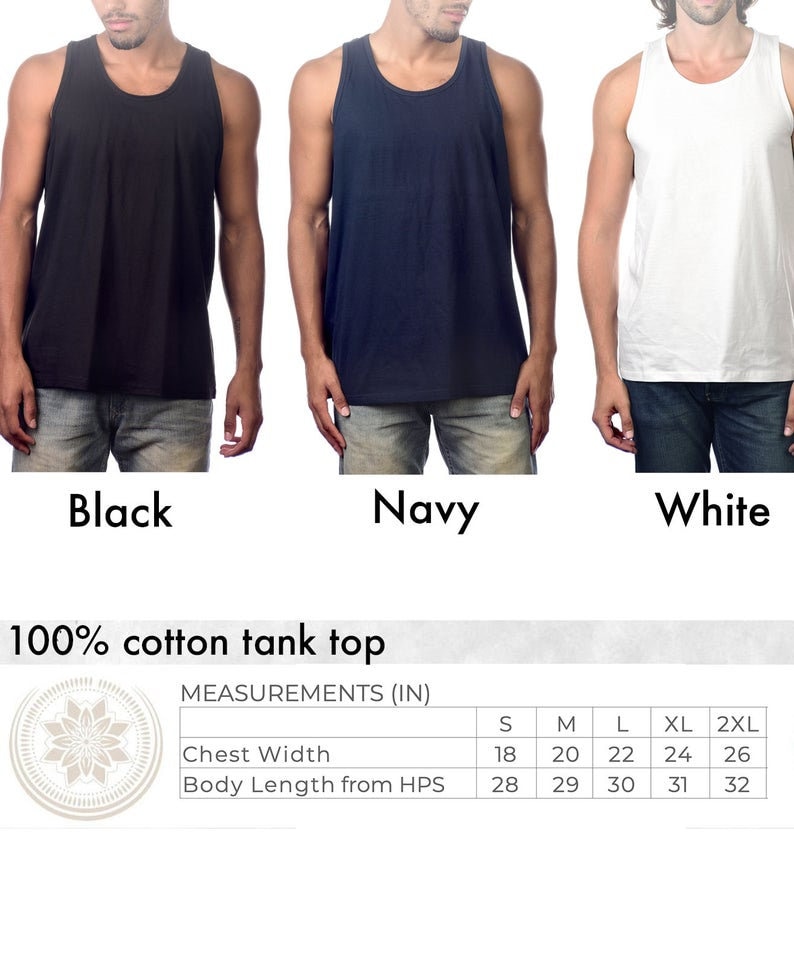 Texture Tank Top Gold / Men's Sacred Geometry Clothing / Sleeveless Festival Streetwear image 4