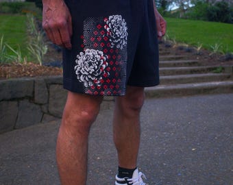 Pantalones cortos Bloom Mode / Ropa de geometría sagrada