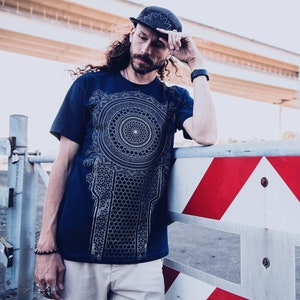 Cassady Bell x Rythmatix Shirt / Unisex Festival Streetwear / Sacred Geometry Clothing image 5