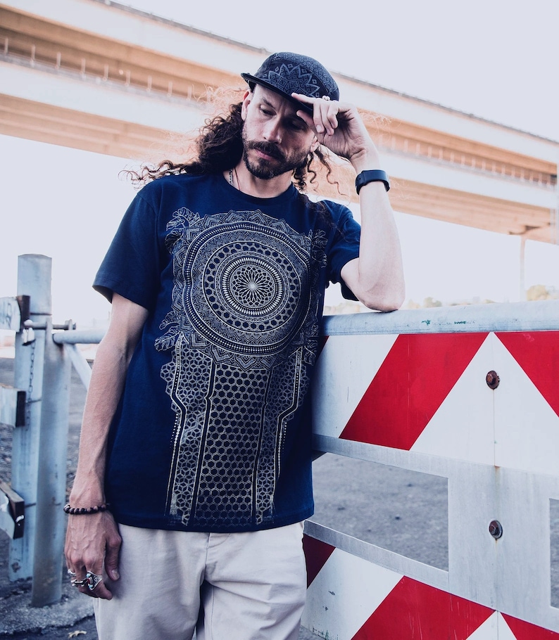 Cassady Bell x Rythmatix Shirt / Unisex Festival Streetwear / Sacred Geometry Clothing image 5