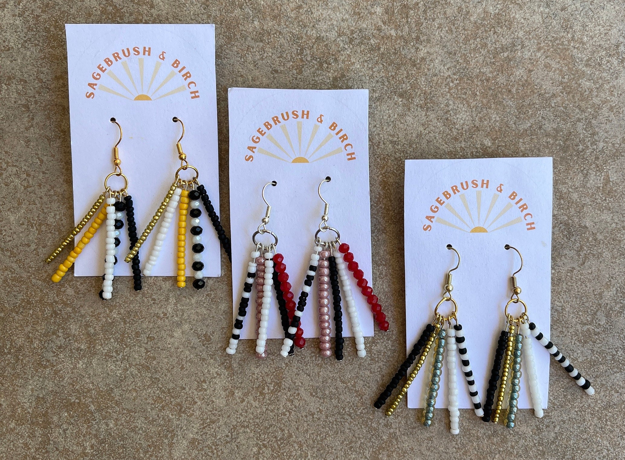 Beaded Dangle Earrings