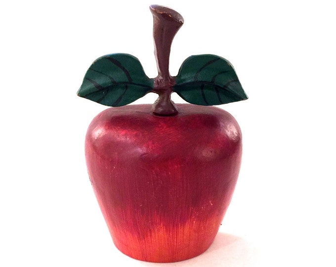 Vintage Cast Iron Apple Apple Doorstop Apple Paperweight Etsy