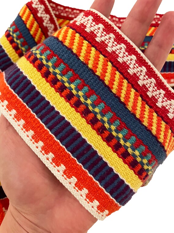 Vintage Southwestern Woven Belt - Tribal Belt - Vintage  display picture 2