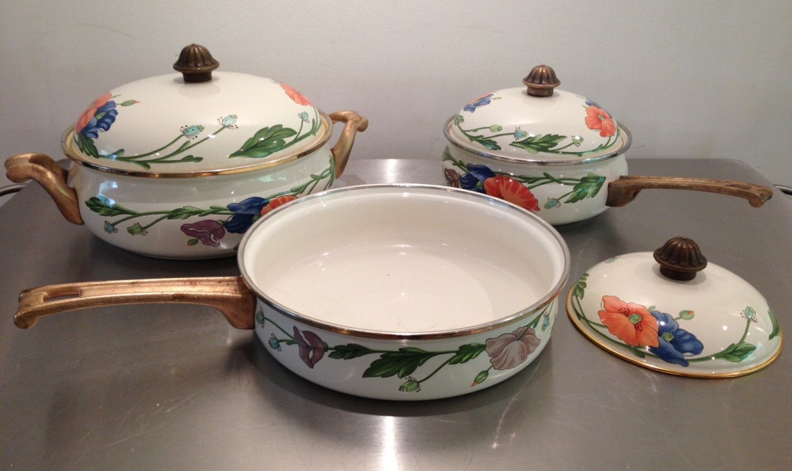 Vintage Villeroy and Boch Amapola Cookware Set Made In Germany Etsy