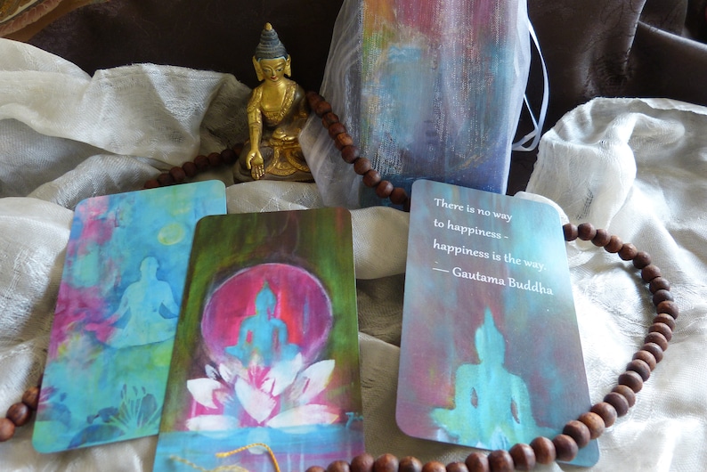 Avoir Images La Sagesse Bouddhiste Jeu De 40 Cartes Correspondant Etsy dernière salutations