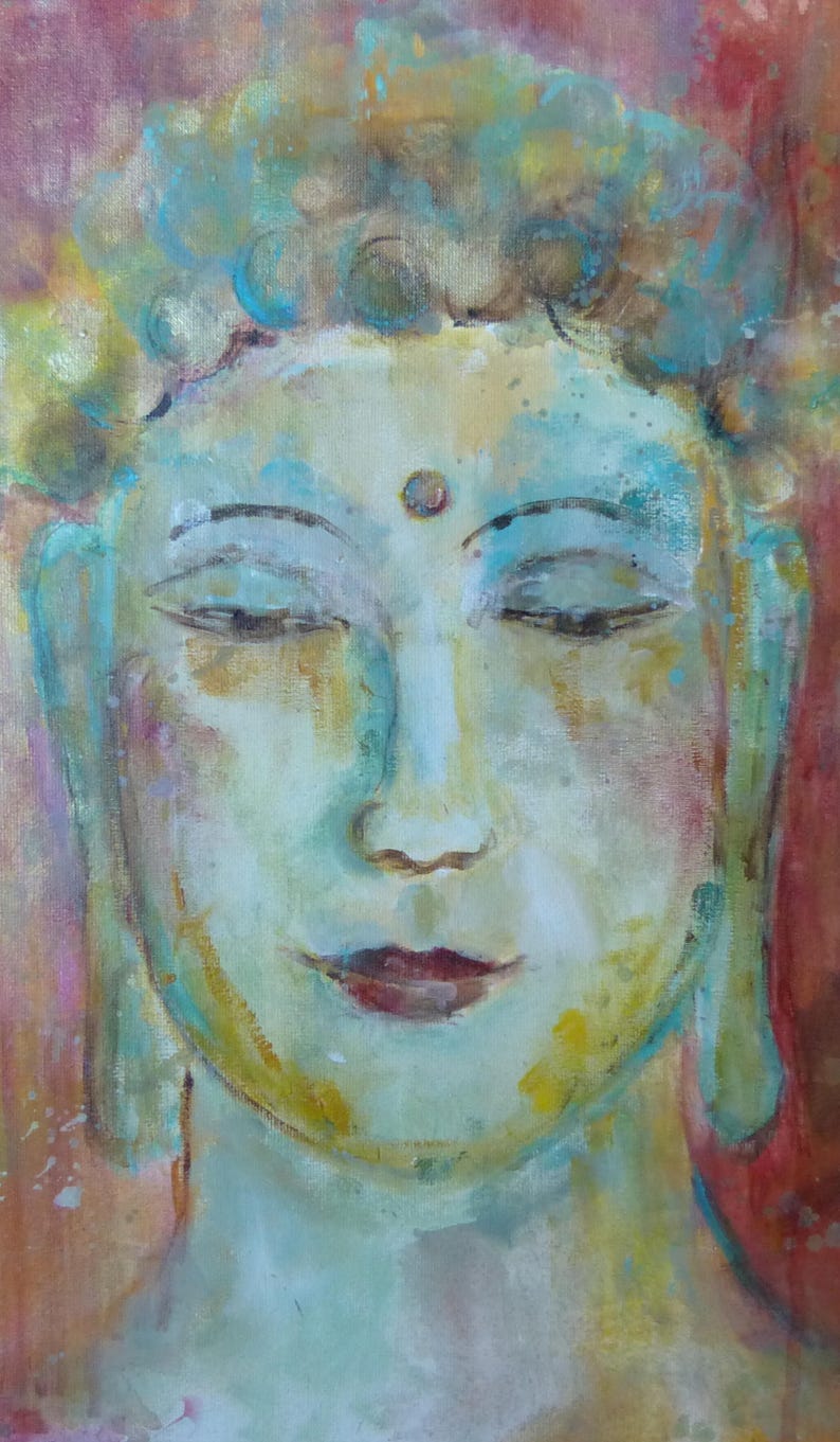 40 Spiritual Buddha Tarot Cards with Buddhist quotes in Etsy